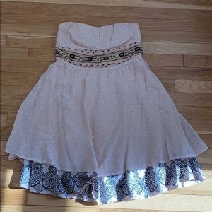 Free people strapless dress